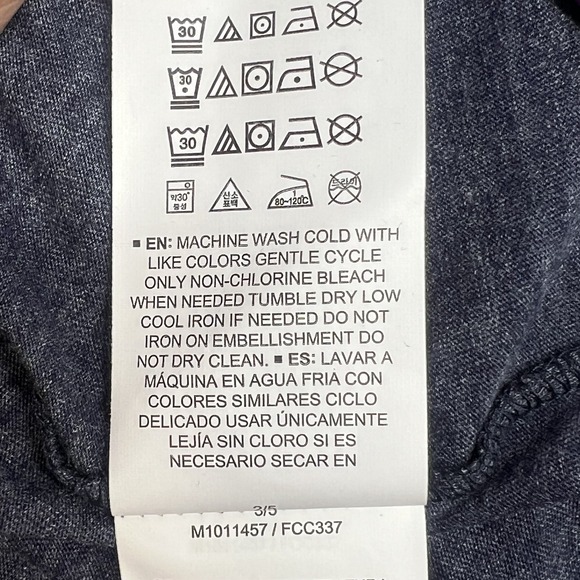 New England Patriots T-Shirt NFL Team Apparel Heather Navy Women's XL NWT - Picture 7 of 7